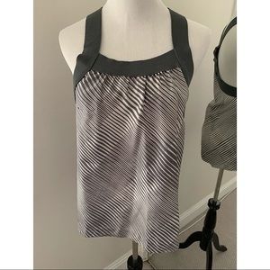 Theory Silk Racerback Blouse